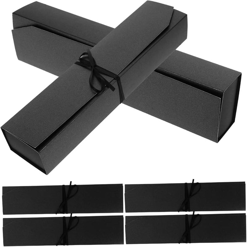 Cabilock 6pcs Black Empty Truffle Candy Boxes For Chocolates Storage And Presentation - Image 1